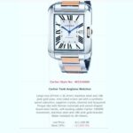 RELOJ CARTIER TANK ANGLAISE ACERO Y ORO ROSADO - Imagen 4
